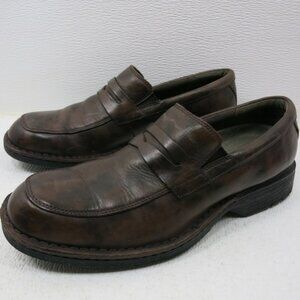 Clarks Strap Leather Comfort Dress Loafers Shoes 9